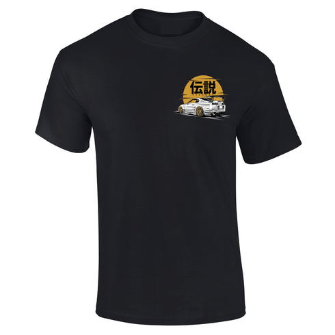 JDM T-Shirt Japanese Modified Automotive Street Drift Drag Race Car Supra Sunrise 29